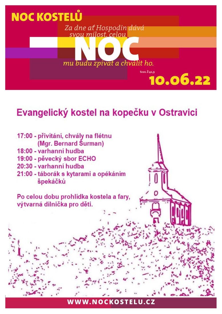 Noc kostelů 10.06.2022 - Ostravice