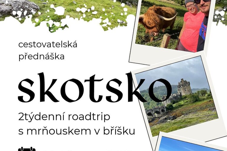 Cestopisný podvečer Skotsko: 2týdenní roadtrip s mrňouskem v bříšku