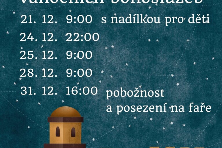 Vánoční program ve sboru