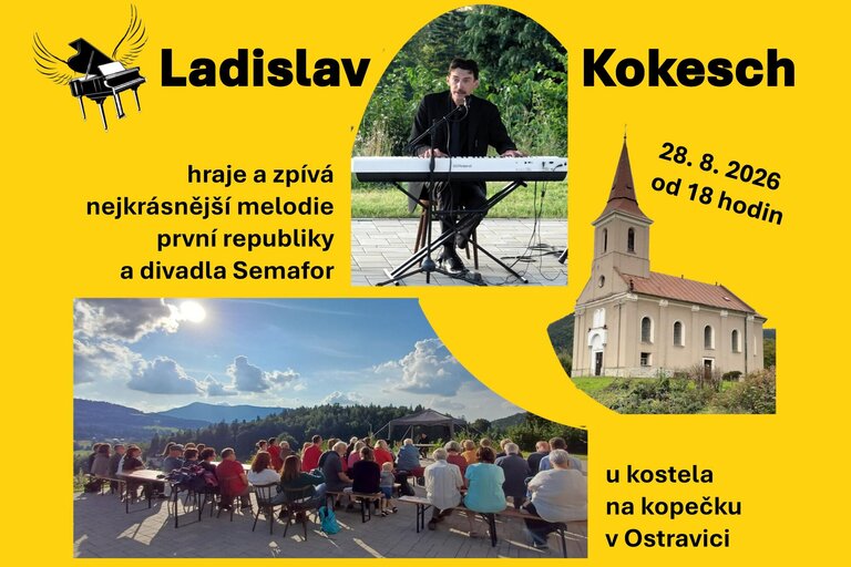 Ladislav Kokesch opět hraje a zpívá na Ostravici